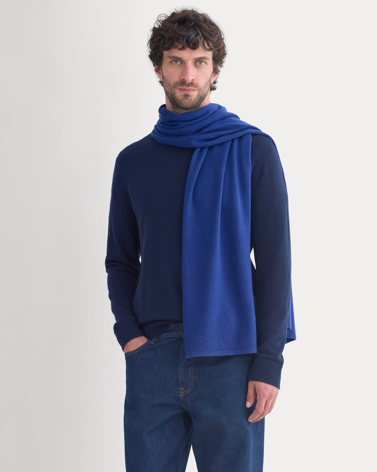 The Cashmere Scarf | Klein Blue