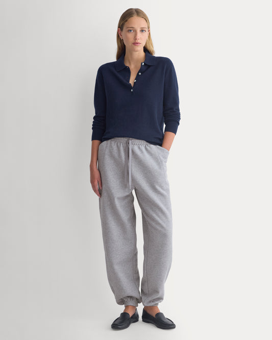 Luxe Fleece Baggy Jogger | Vintage Heather Grey