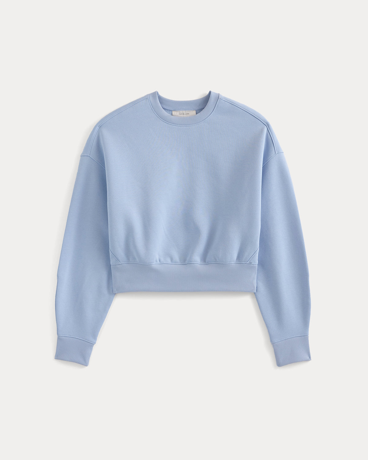 Luxe Fleece Shrunken Crew | Cashmere Blue