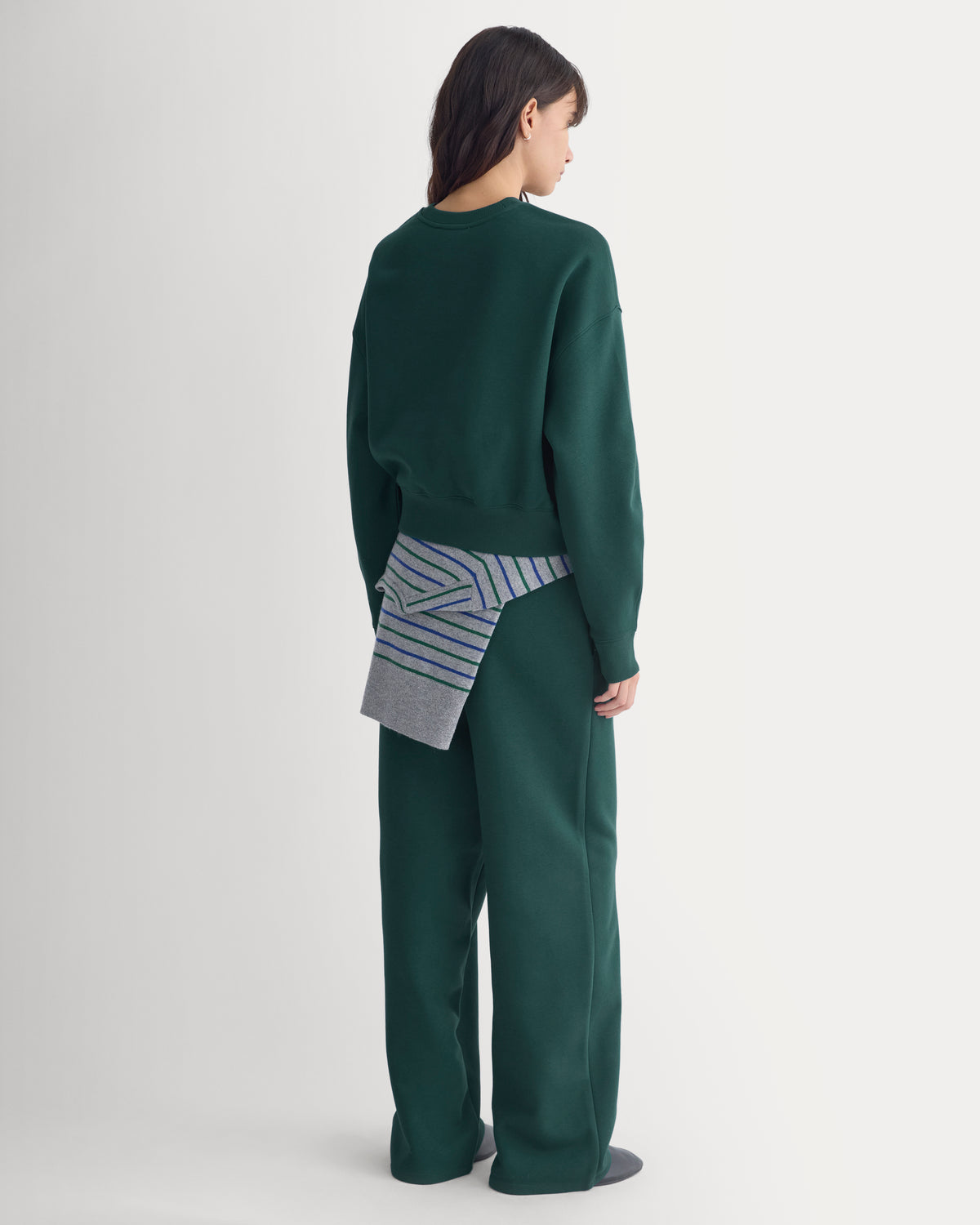 Luxe Fleece Shrunken Crew | Ponderosa Pine
