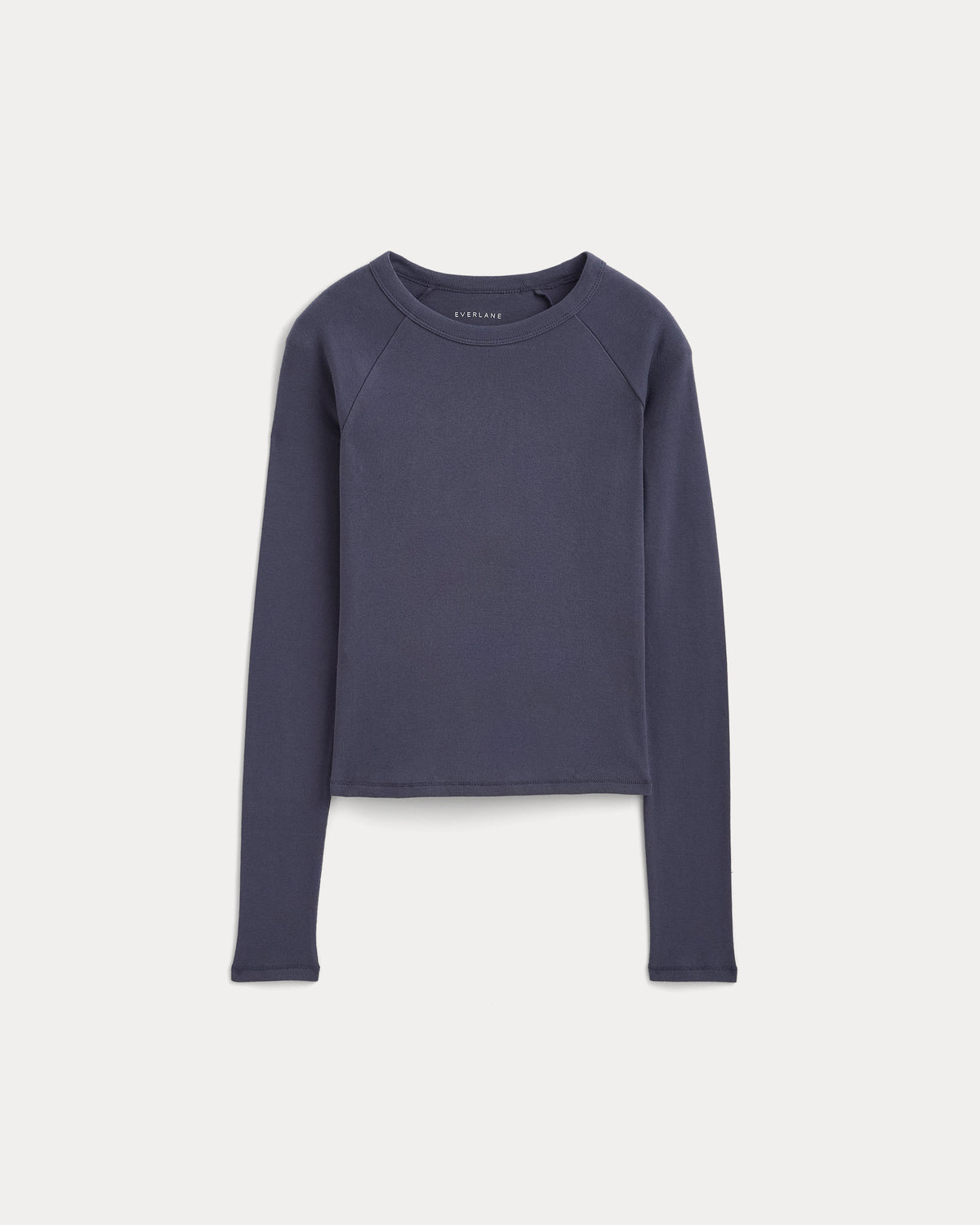 RetroSoft Cotton Ragland Crew | Graystone