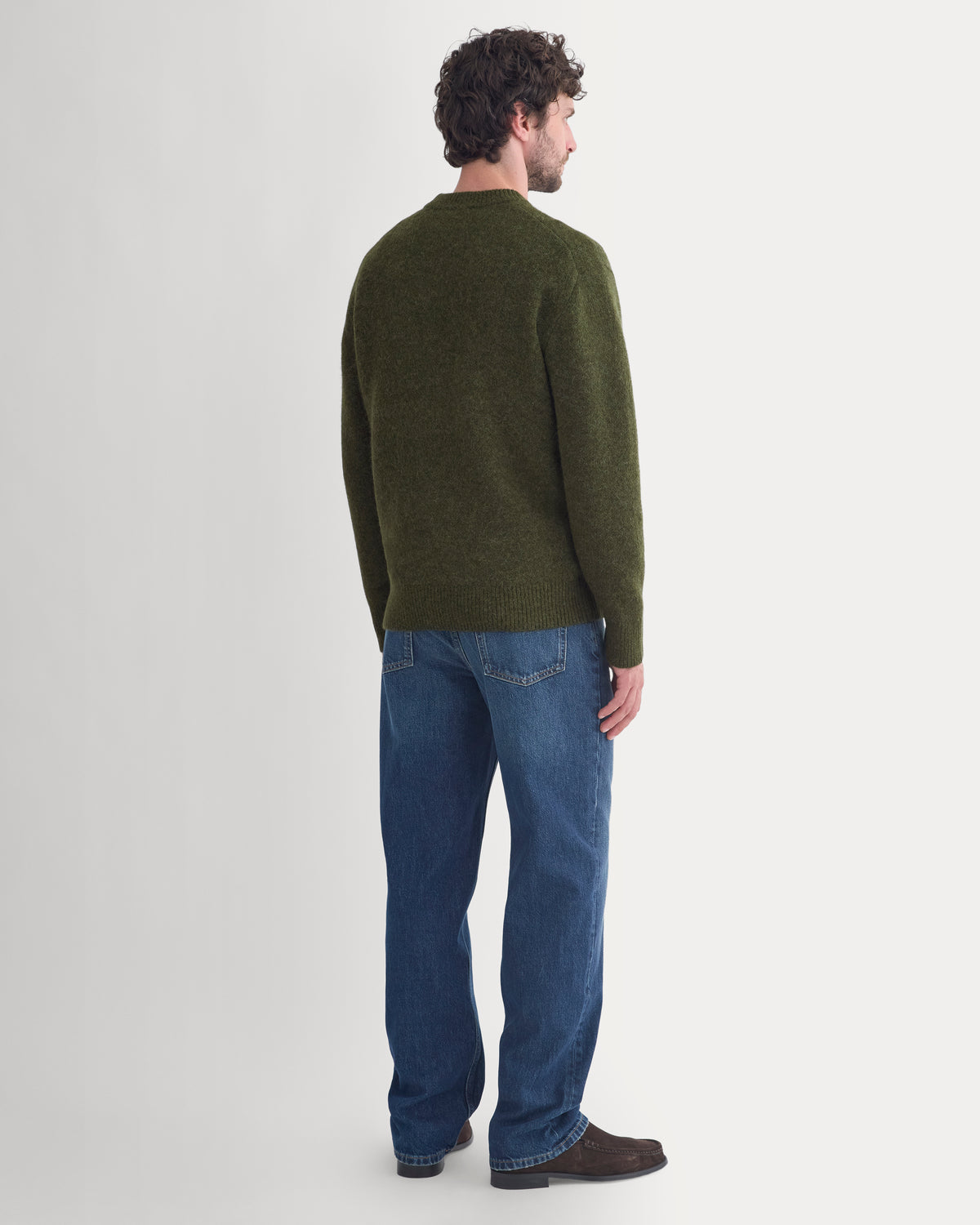 Alpaca Pullover Sweater | Dark Forest