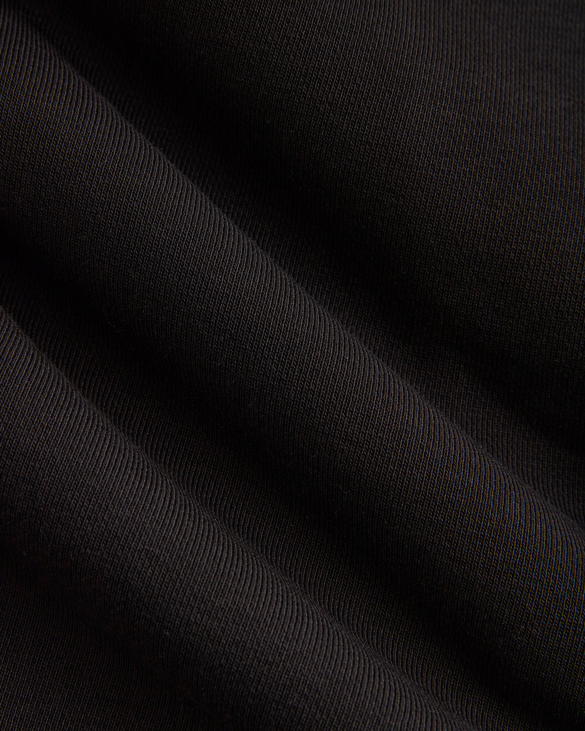 Luxe Fleece Zip Crew Cardigan |  Black