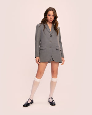 Blazer in Tailor Twill | Heather Graphite