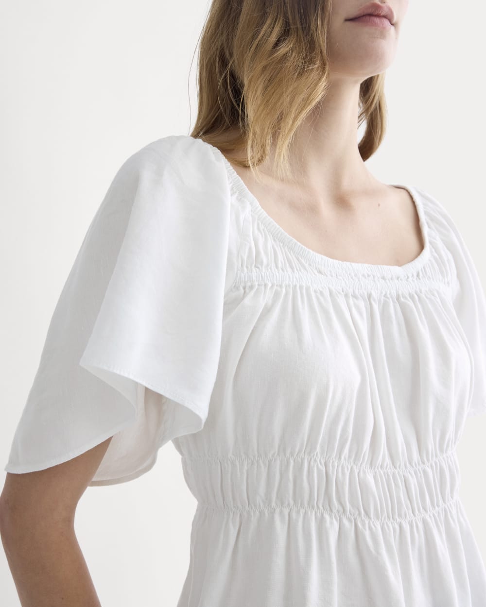 womens-flutter-sleeve-top-stretch-linen-white