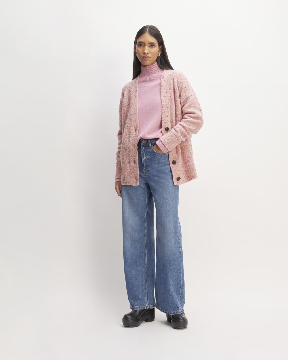 The Confetti Cardigan | Pink Multi – Everlane