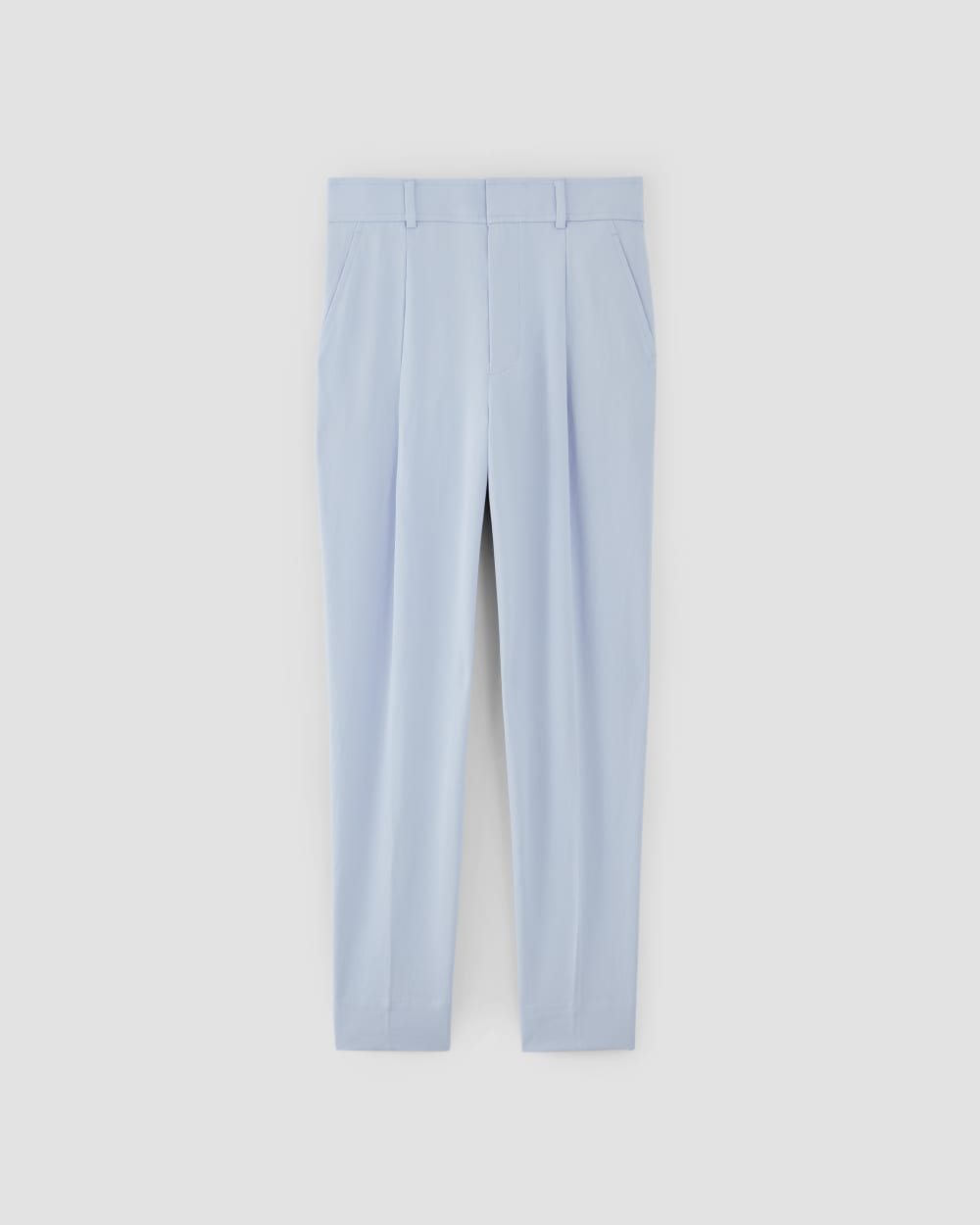 womens-triacetate-way-high-drape-pant-chambray-blue | alt
