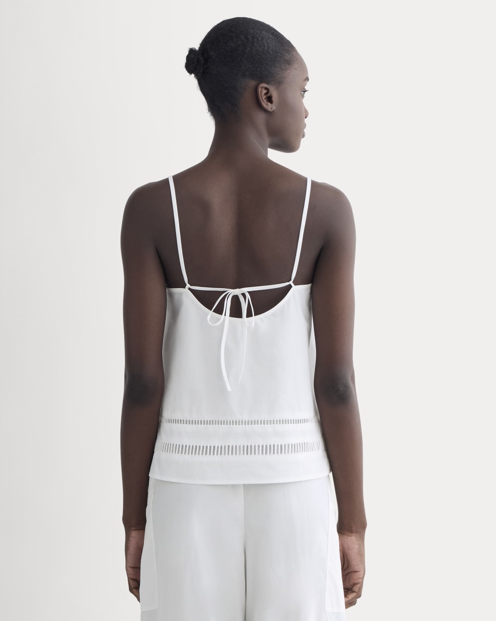 The Lace Trim Tank | White – Everlane