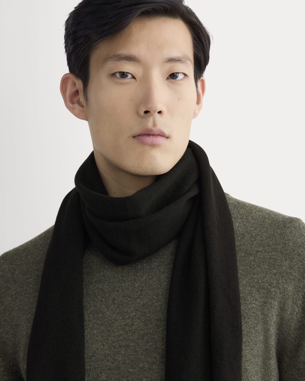 The Cashmere Scarf Black – Everlane - Main Image