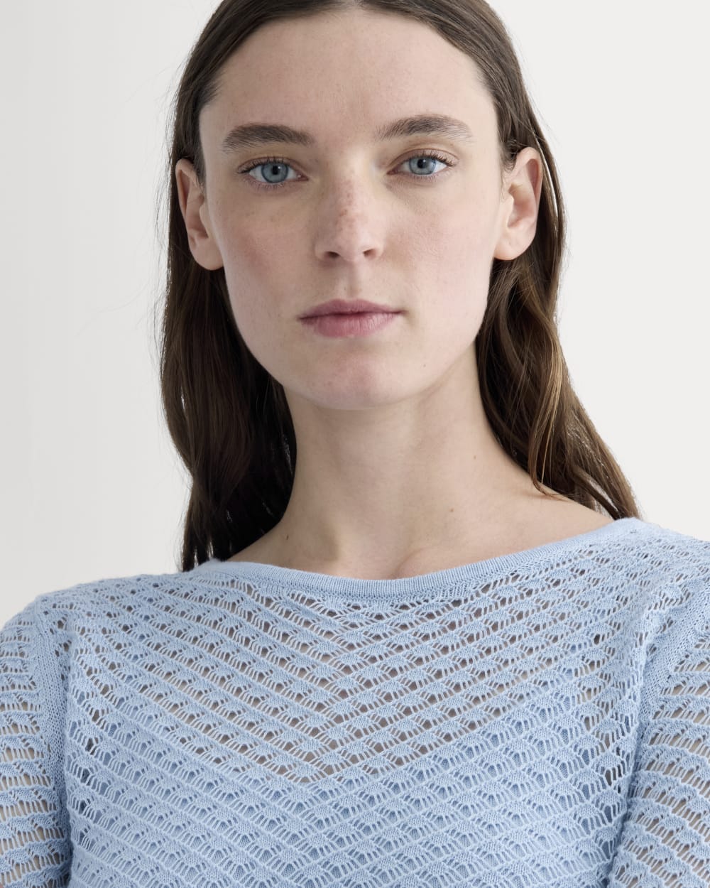 womens-lace-knit-mini-dress-sky-blue