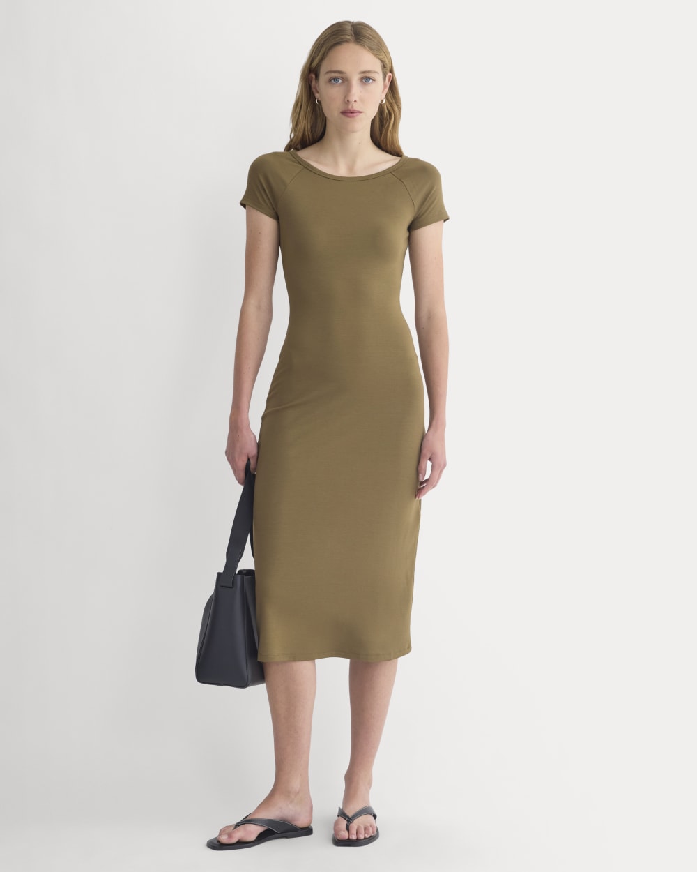 womens-raglan-midi-dress-beech | primary