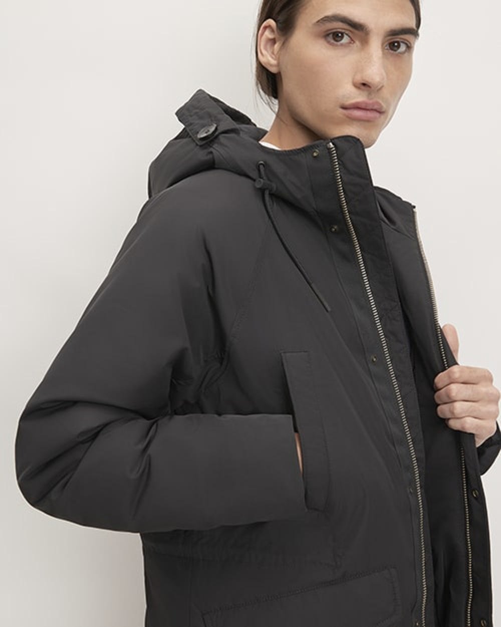 The ReNew Long Parka | Black – Everlane