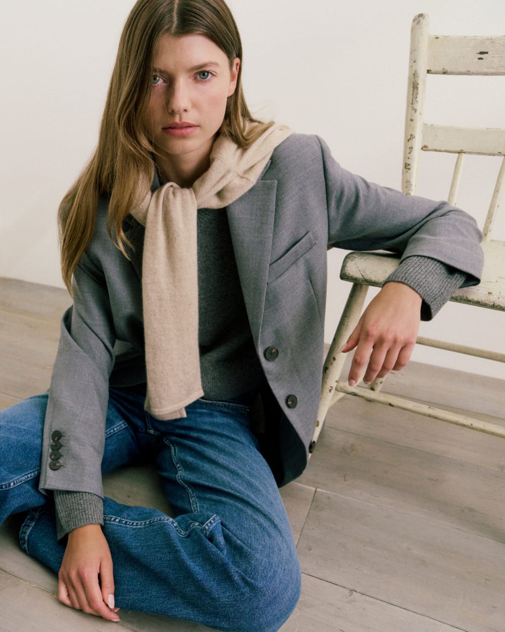 womens-blazer-in-tailor-twill-heather-graphite | editorial