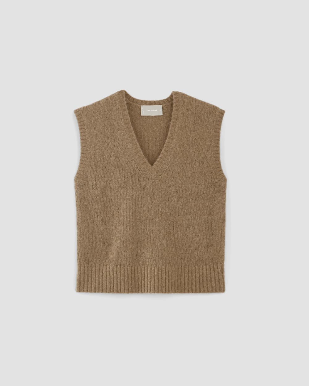 The Alpaca V-Neck Vest | Tiger's Eye – Everlane