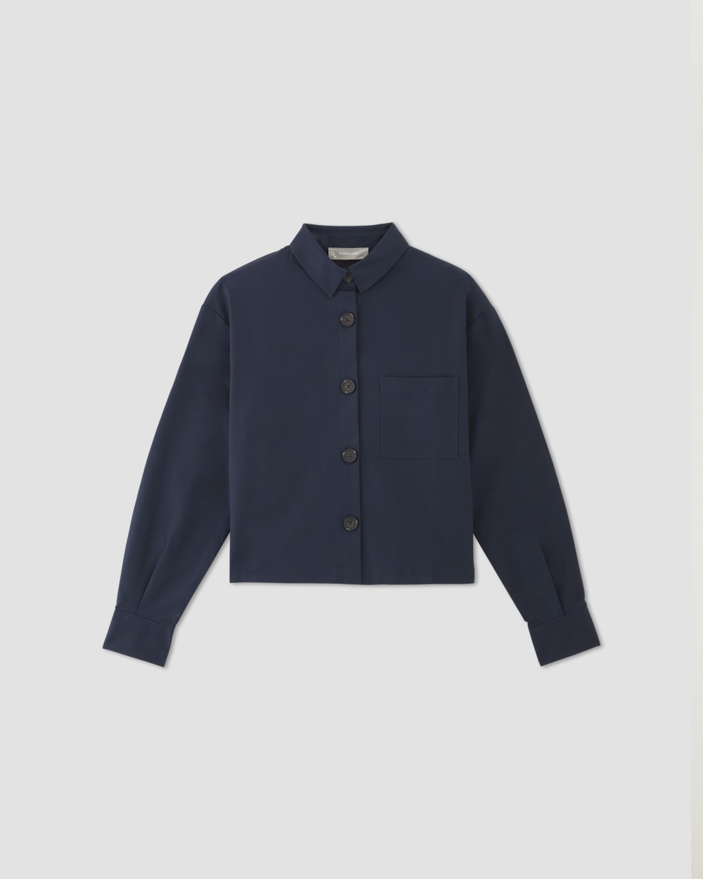 womens-structured-cotton-cropped-shirt-navy | alt