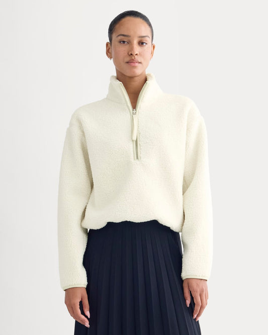 womens-reversible-teddy-zip-pullover-bone-birch | primary
