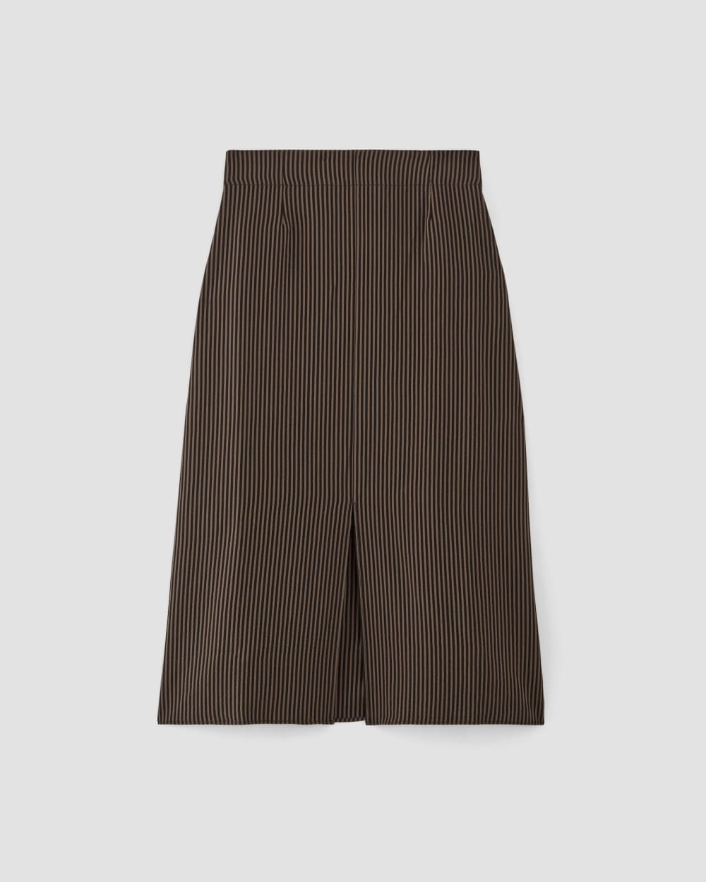 womens-mini-jacquard-stripe-slip-skirt-cocoa-black | alt