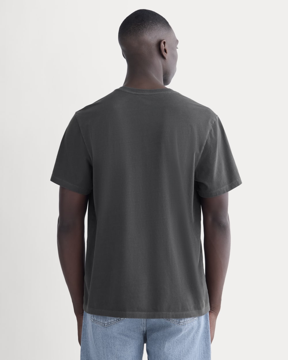The Essential Organic Garment-Dyed Henley | Black – Everlane