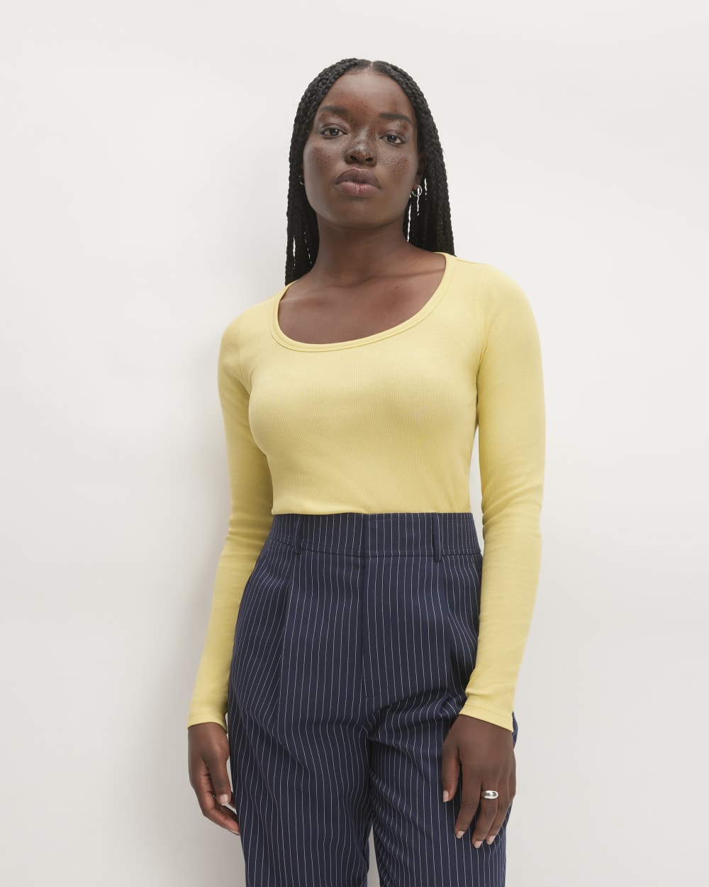 womens-pima-micro-rib-long-sleeve-tee-raffia | primary