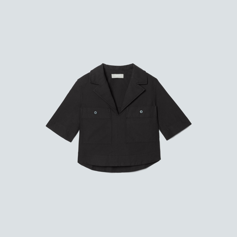 The Oxford Popover | Black - XXS