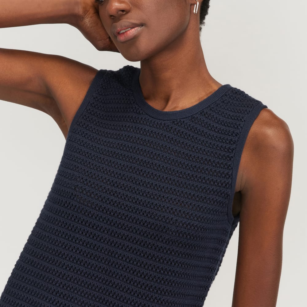 womens-crochet-knit-cami-navy