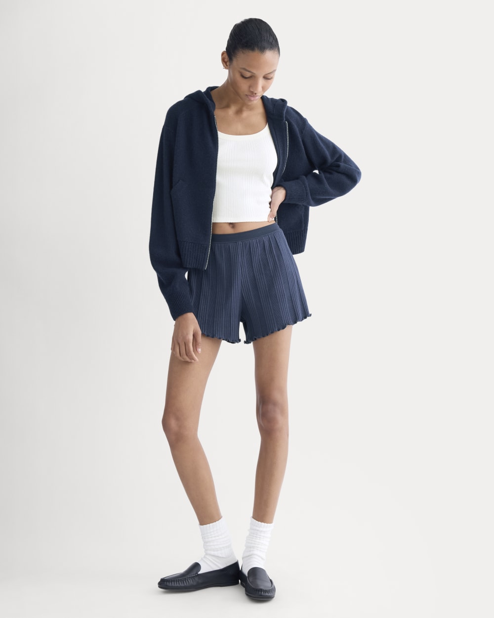 womens-lounge-rib-short-navy | primary