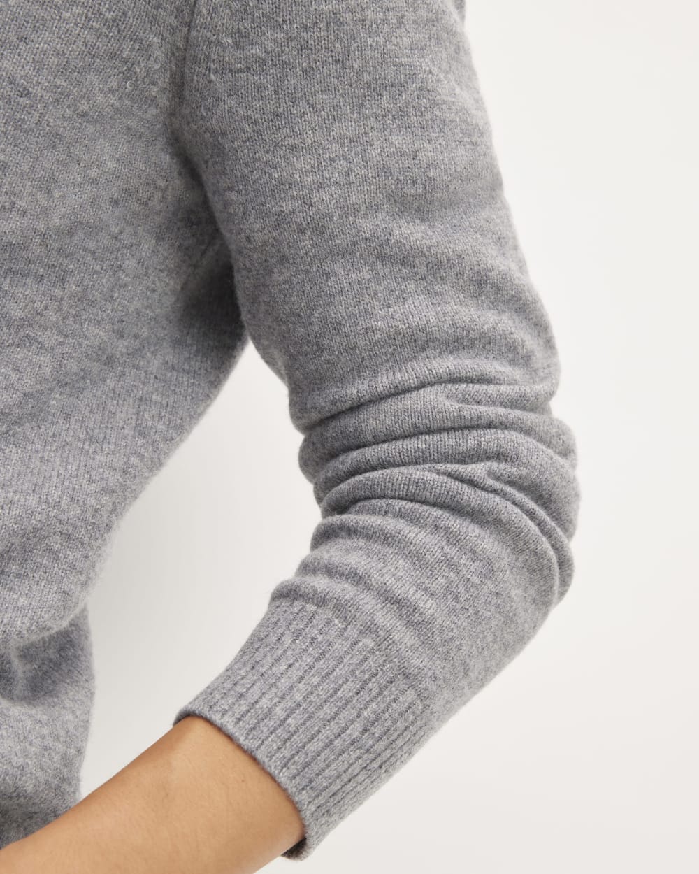 The Premium Merino Crew Neck Sweater | Heathered Mid-Grey – Everlane