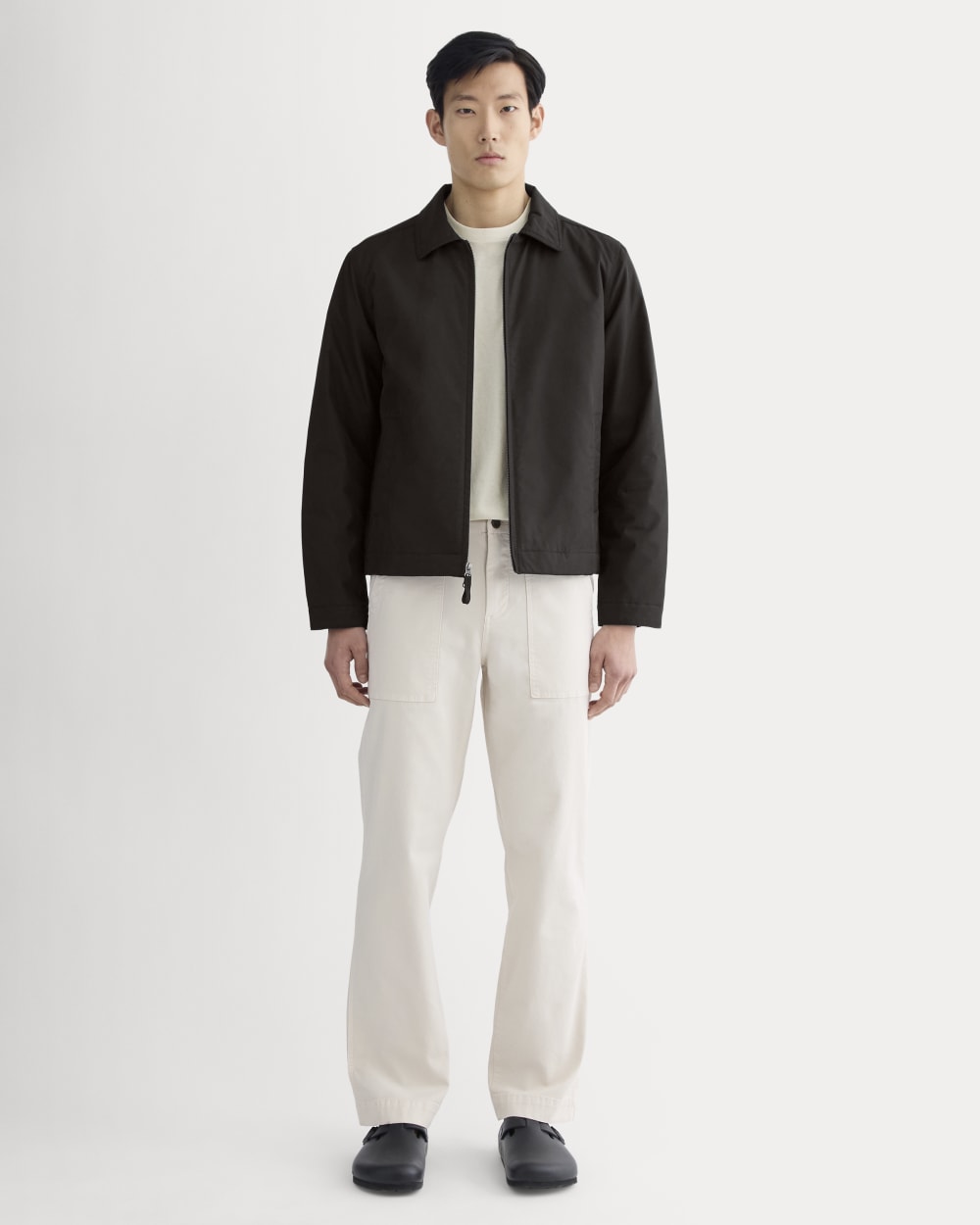 ジャケット・アウター everyone nylon silk harrington jacket b1336fc79cabfd07e6d22f4819f449