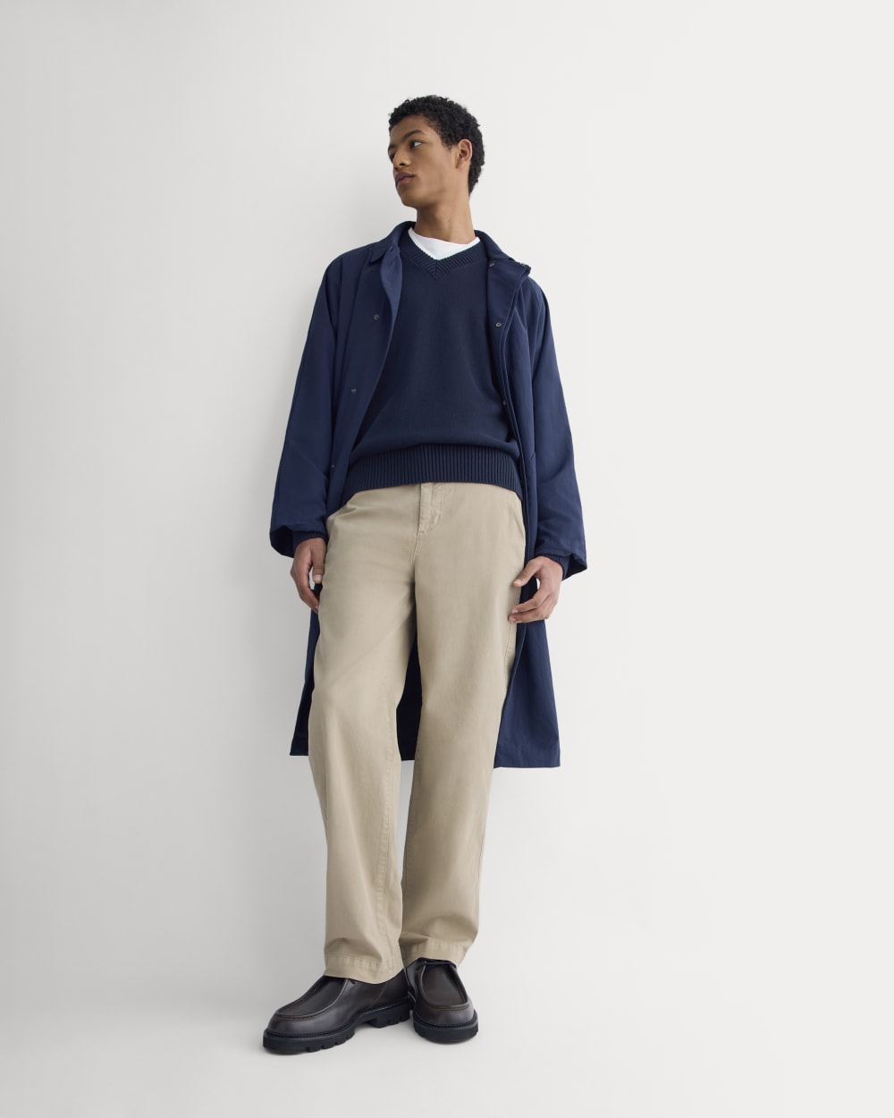 mens-everyday-straight-fit-chino-trench-coat-khaki | primary