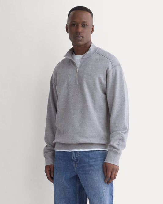 mens-lightweight-terry-zip-pullover-vintage-heather-grey | primary