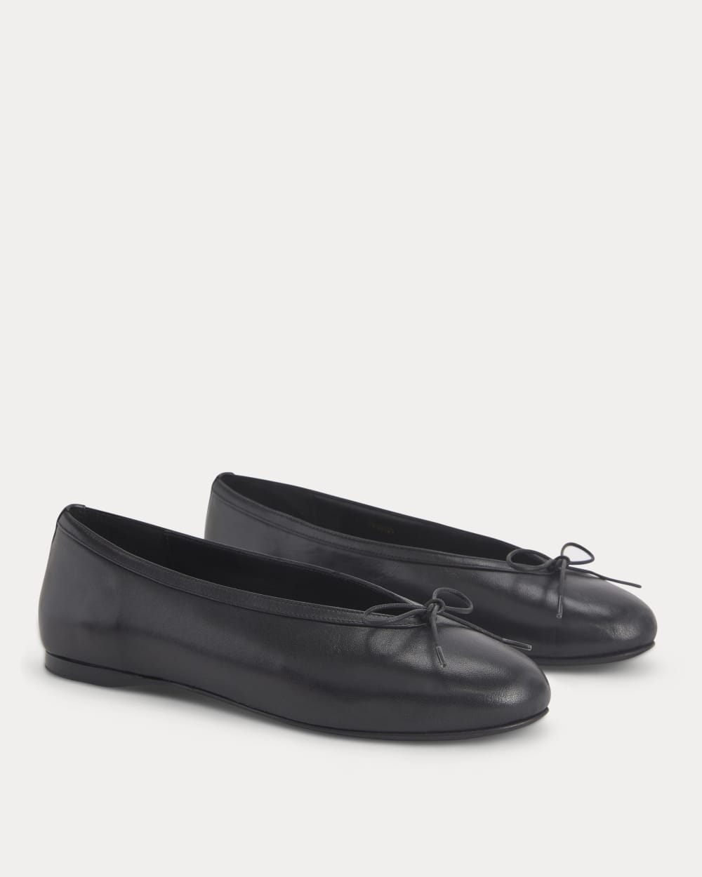 Everlane Made In Italy Ballet Flat In Black Leather, Size 6.5 Everlane Made In Italy Ballet Flat In Black Leather, Size 6.5