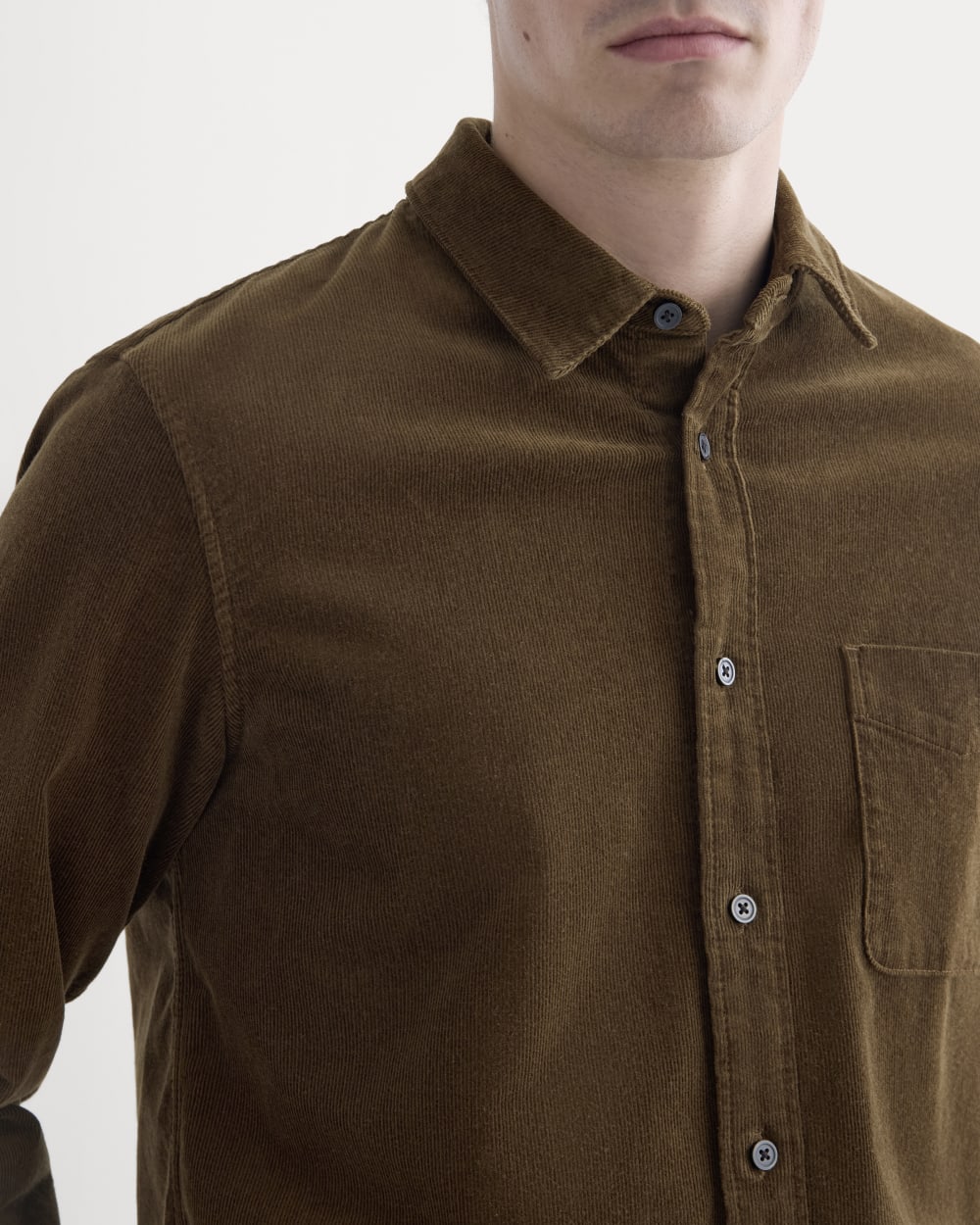 The Classic Shirt in Corduroy | Cocoa – Everlane