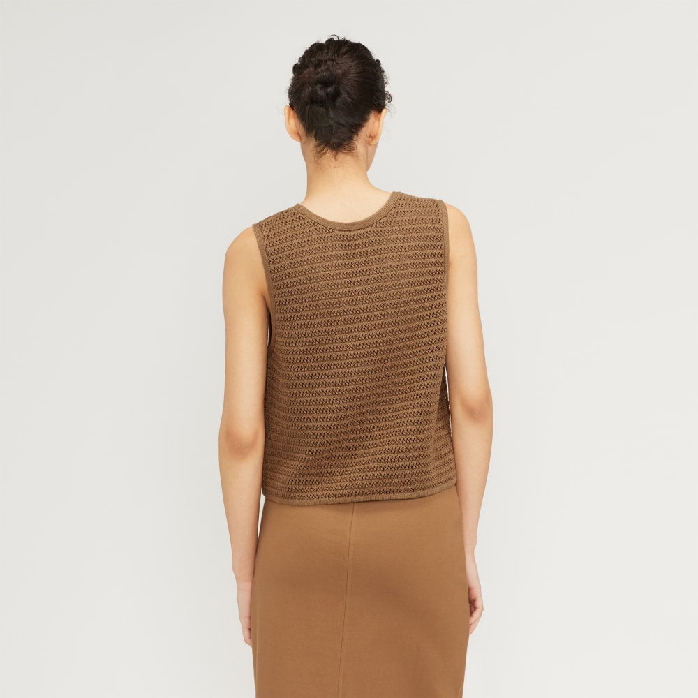 The Crochet Knit Cami | Toasted Coconut – Everlane