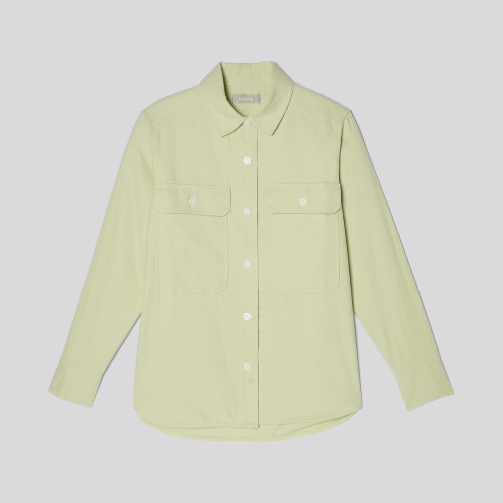 womens-cotton-flannel-shirt-seafoam-green | alt