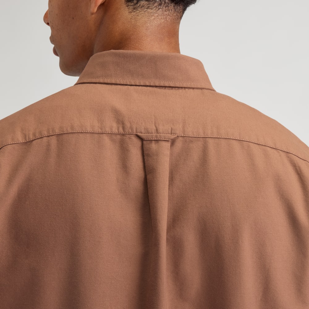 The Organic Short Sleeve Oxford Shirt | Carob Brown – Everlane