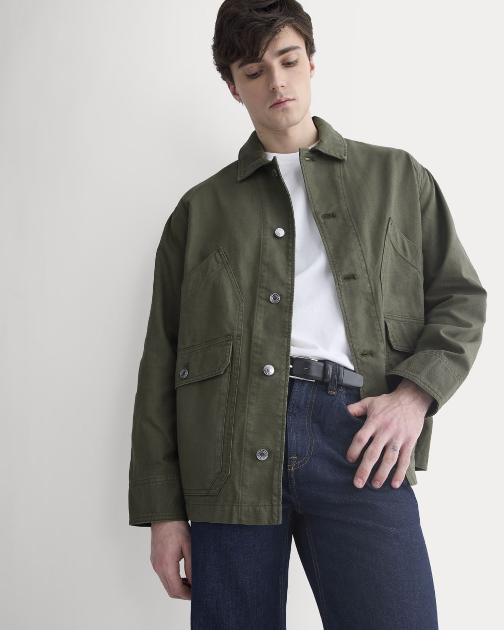 mens-relaxed-barn-jacket-olive-night | primary