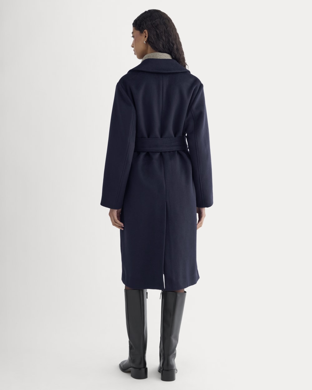ReWool Belted Blanket Coat | Deep Navy – Everlane