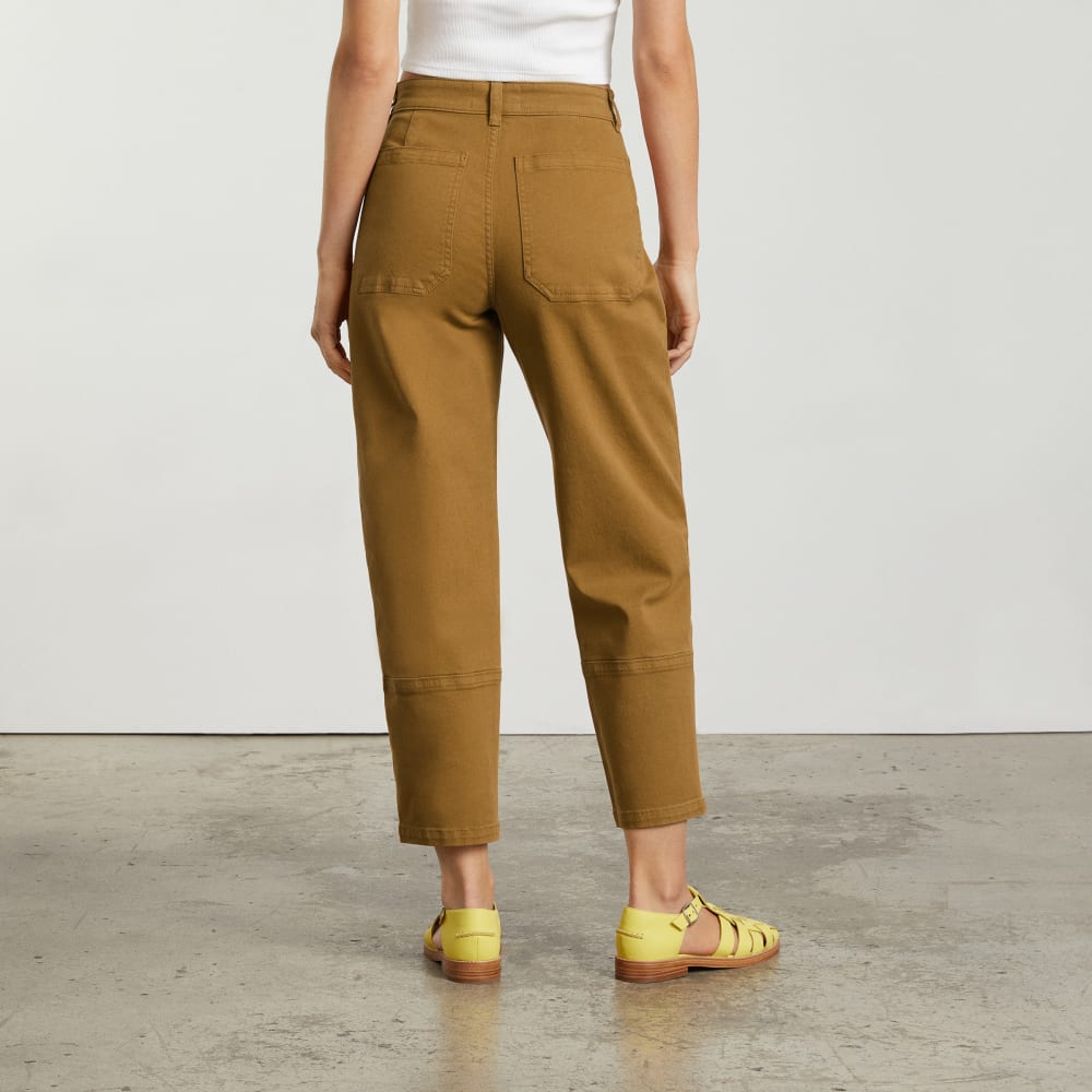 womens-utility-barrel-pant-tall-golden-brown | alt