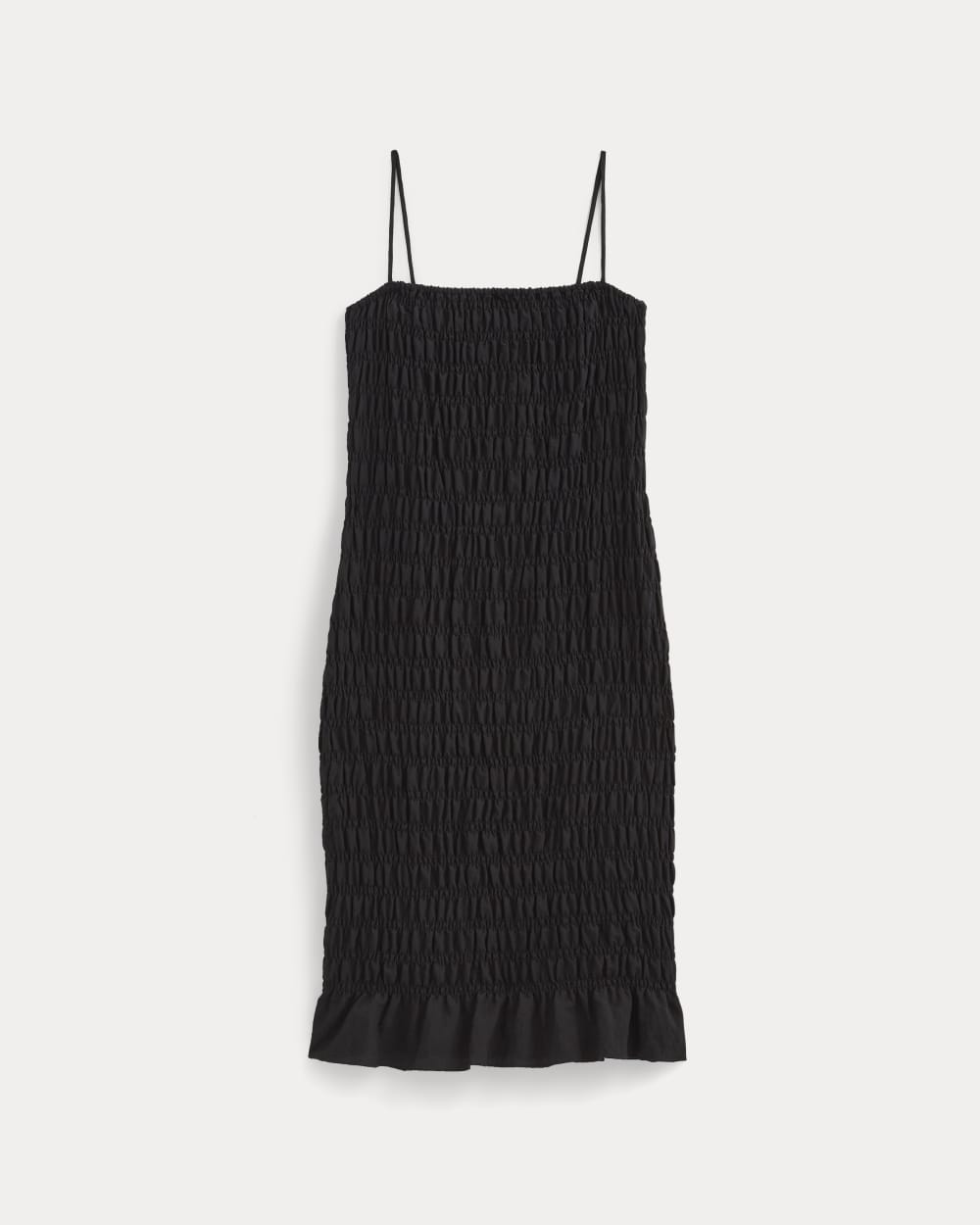 The Smocked Column Dress | Black Everlane The Smocked Column Dress | Black Everlane