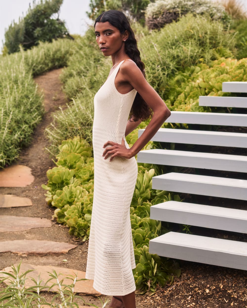 womens-crochet-tank-dress-birch | editorial