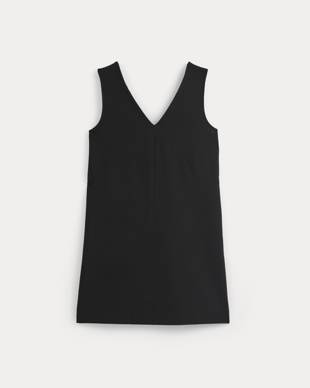 womens-ponte-v-neck-mini-dress-black | alt