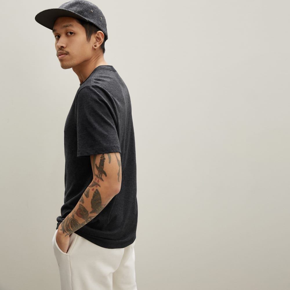 mens-organic-cotton-crew-tee-heather-charcoal | alt