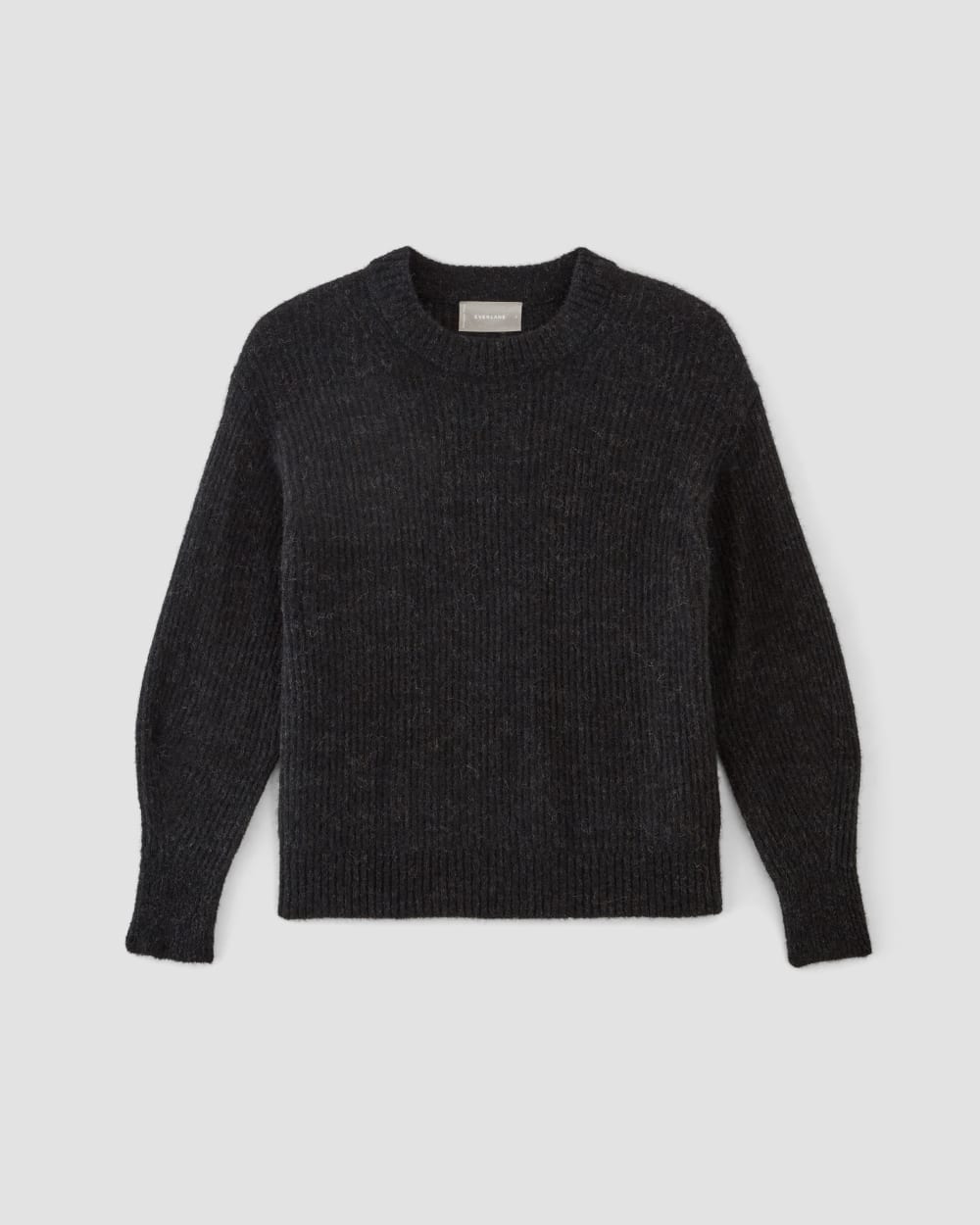The Cocoon Crew in Alpaca | Heathered Black – Everlane