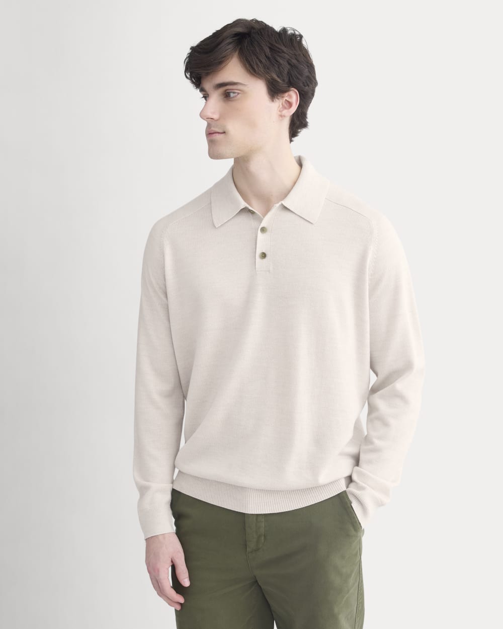 mens-ultrasoft-polo-sweater-heathered-oat | primary