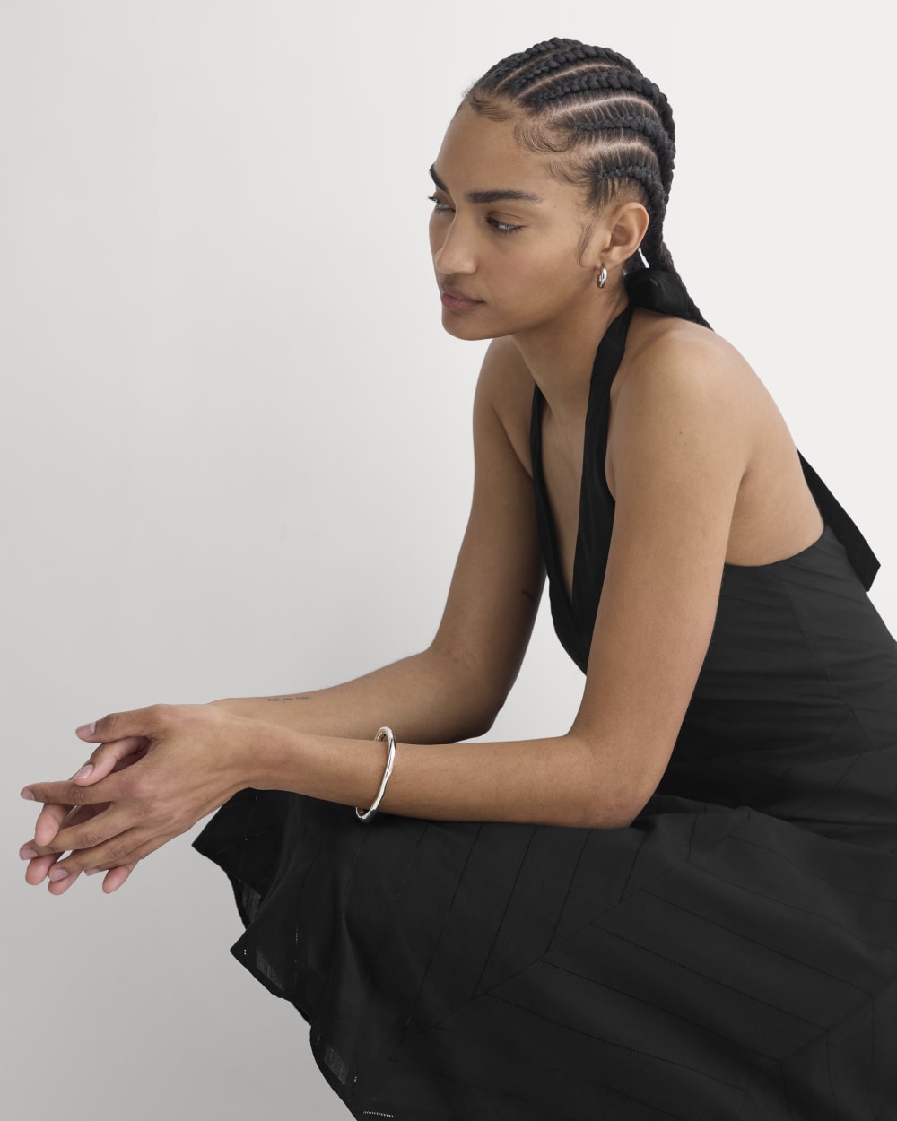 womens-textured-halter-midi-dress-black