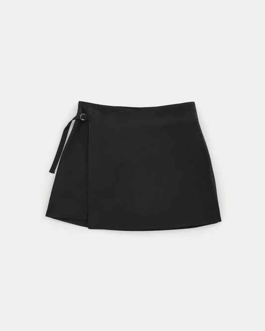 womens-tailored-drape-mini-skort-black