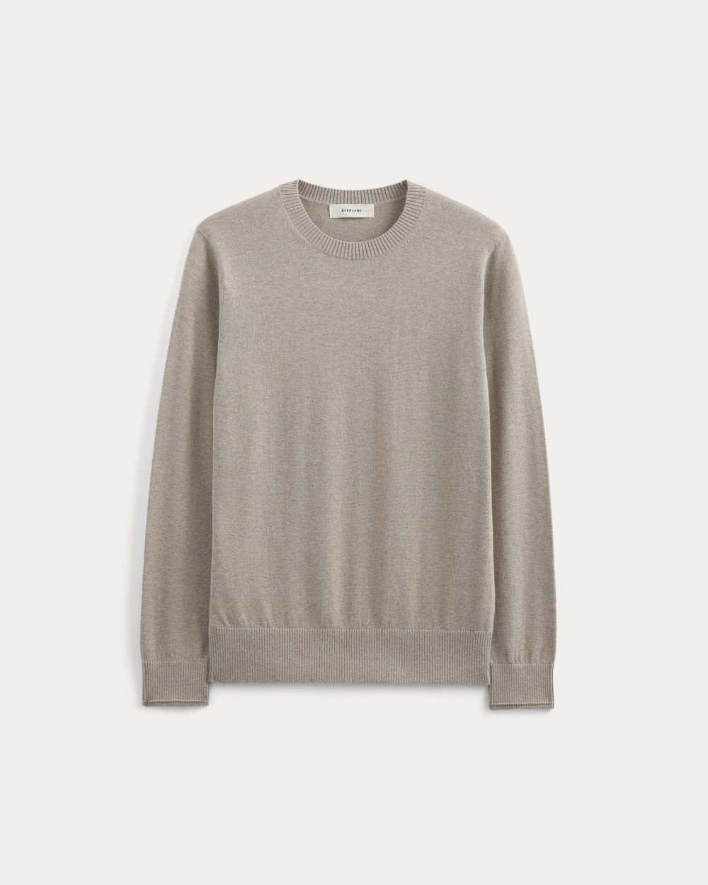 mens-no-sweat-cotton-sweater-heather-oatmeal | alt