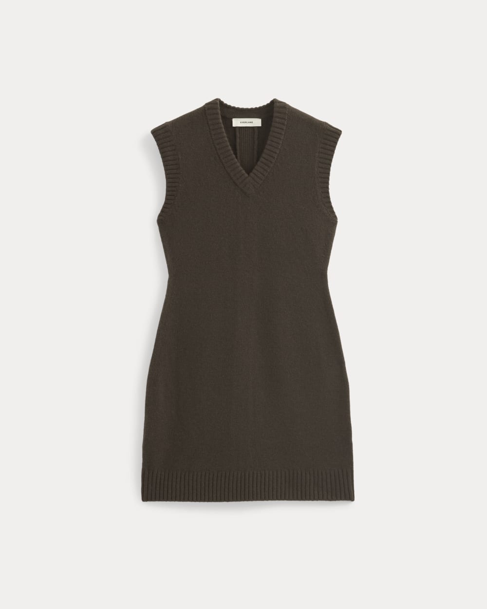 womens-sweater-mini-dress-in-luxe-merino-coffee-bean | alt