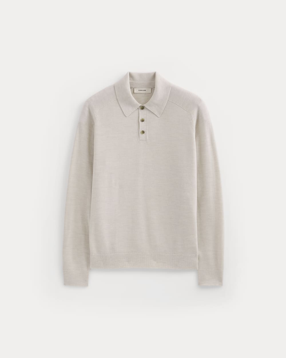 mens-ultrasoft-polo-sweater-heathered-oat | alt