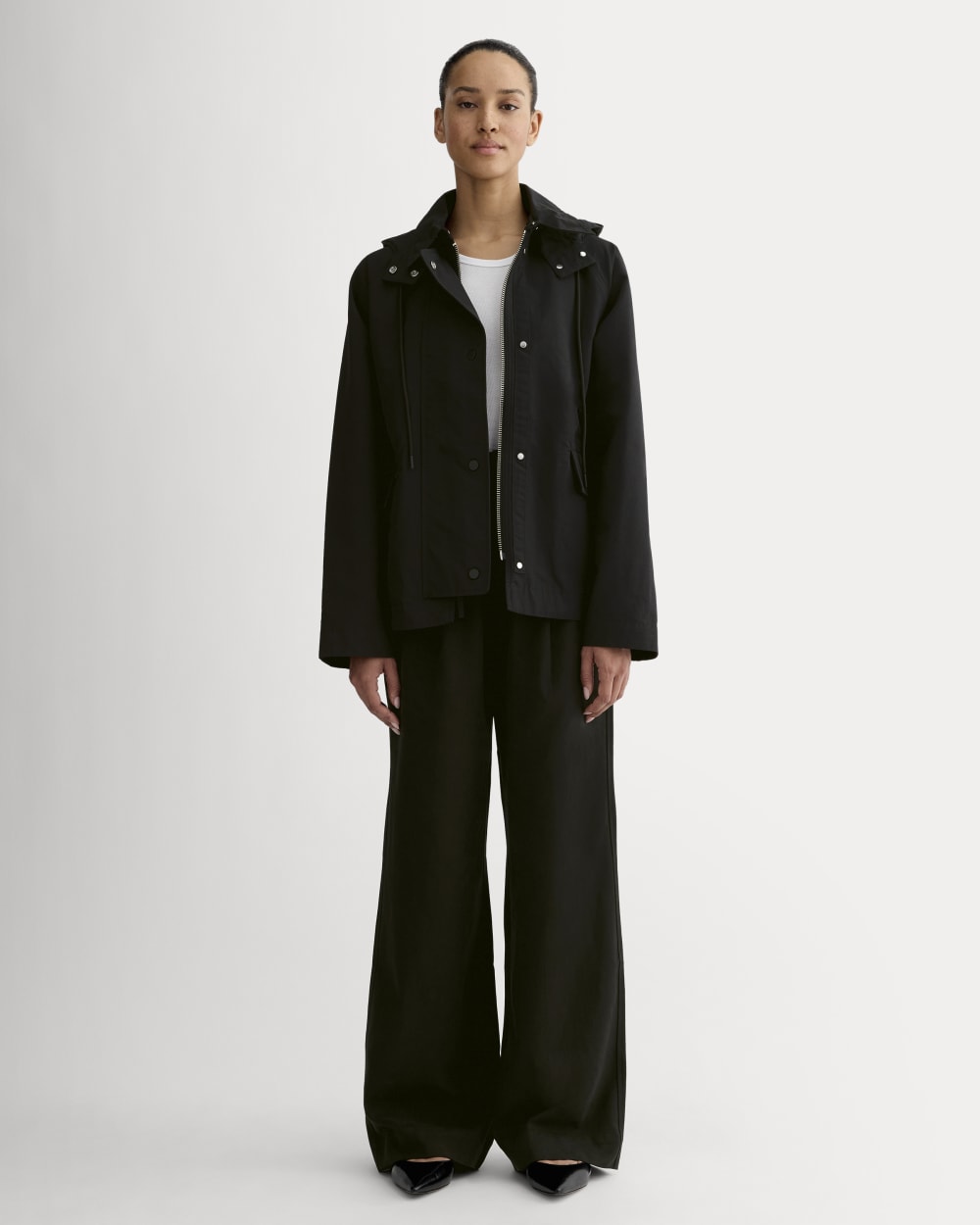 The Short Anorak | Black – Everlane